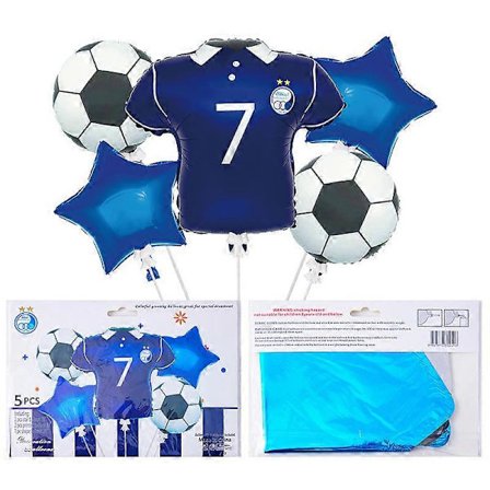 Fødselsdagsfestdekorationer til fodboldfans – 5 folieballoner til sportsfejringer