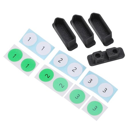 RC Drone Kropp Batteriport Støvtett Deksel med Nummer Klistremerke for FPV Combo