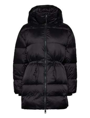 Waisted Down Padded Jacket Black Calvin Klein