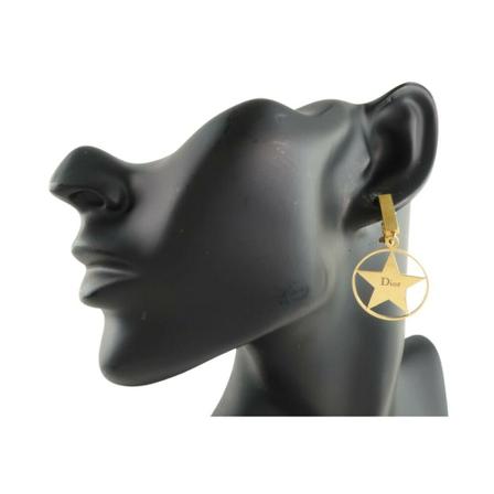 Dior Vintage, Pre-owned Earring Geel, Dames, Maat:ONE Size