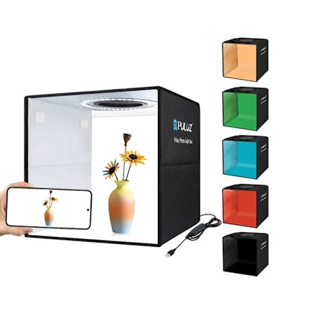 30 cm valokuvausstudio LED-renkaalla ammattimaisiin tuotekuvauk