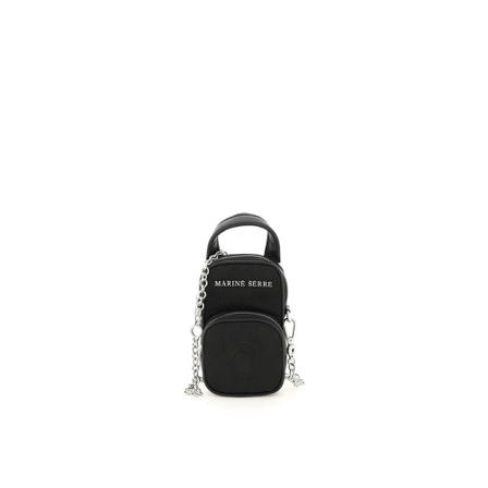 Marine Serre, Bag Zwart, Dames, Maat:ONE Size