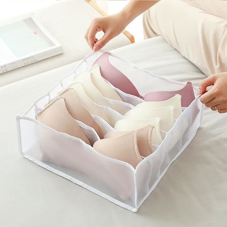 Jeans Opbevaringsboks, Skab Organizer til Undertøj, Tøj Organisationssystem, Sokker, Bukser, Skuffeorganisatorer, Skab