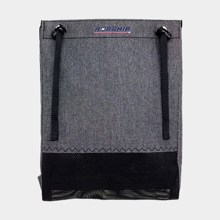 Sac à drisses Robship Essential Rope Bag Grafito Small, acrylique protégé UV, 26 x 32 x 10 cm, gris + bouchons de fixation