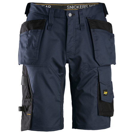 Snickers Workwear 6151 AllroundWork Shorts Navy/Sort Navy/sort, Tøj