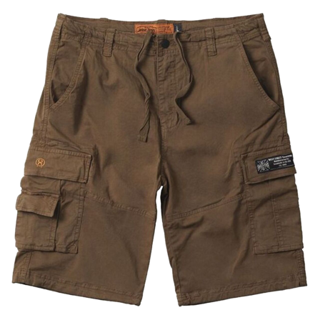West Coast Choppers CFL Cargo Shorts Khaki/Brown M