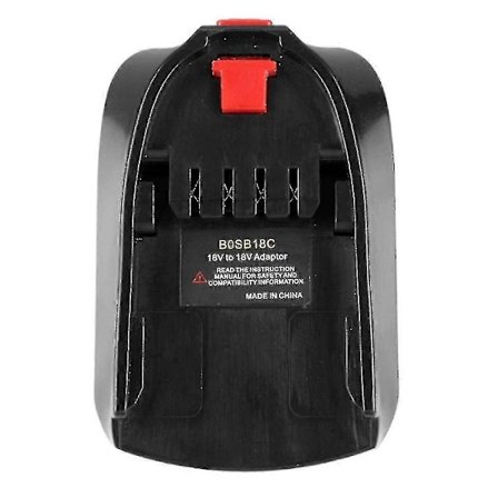 Adapter Konverter BOSB18C Bruk Kompatibel Bosch 18V Li-Ion Batteri BAT618 Walkbee