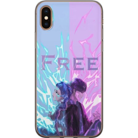 Apple iPhone X Gjennomsiktig deksel Free Dual Power