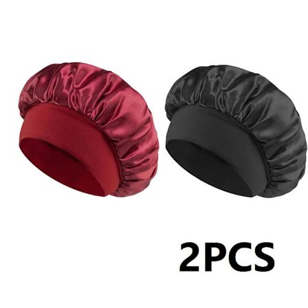 Hårhætte til Sovende Silkehat Satinhat Hår Nattehætte til at Sove Silke YM01