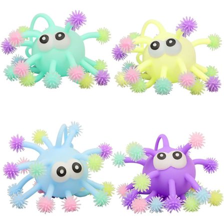 4 st Anti-Stress Bollar, Stressreducerande Boll, Avslappningsspel