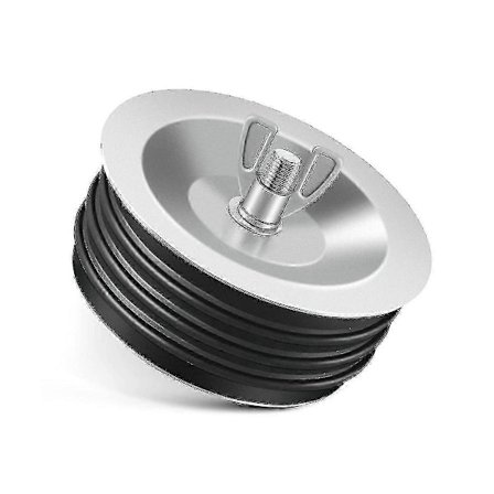 4 tuuman teräksinen mekaaninen testitulppa, tukeva viemärin puhdistuskorkki galvanoidulla ruuvilla ja siipimutterilla