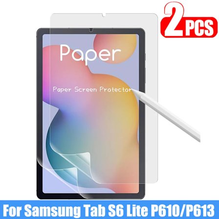 Pappersstruktur Filmkänsla kompatibel Samsung Galaxy Tab A8 A7 Lite A9 Plus S6 Lite S7 FE S8 S9 Plus A 10.1 10.5 9.7 Skärmskydd