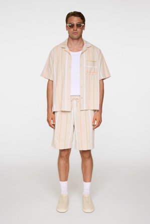 J.Lindeberg - Simon Stripe Shorts - Fashion - Grey - Men - M