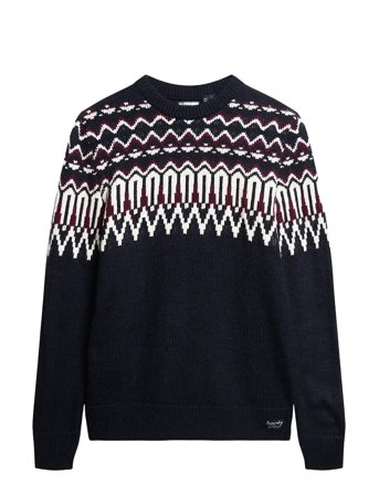 Superdry | Fairisle Knit Crew Jumper | S