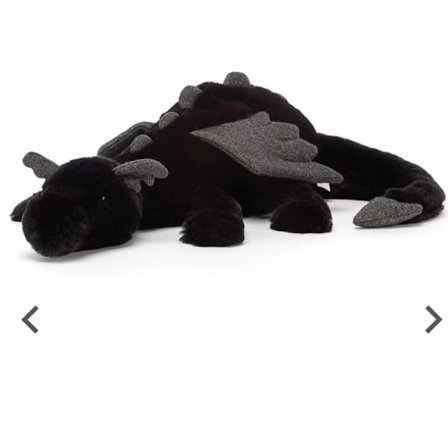 Jellycat Onyx Drake Plysjleke Stor 50cm