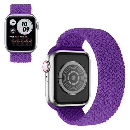Apple Watch 40mm pattern nylon watch strap - Purple