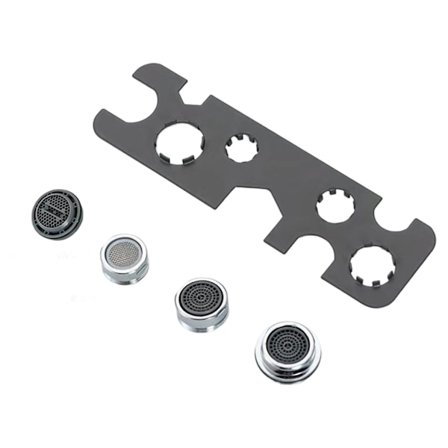 Universelt gjenget verktøy for fjerning av luftblander, nøkkel, skiftenøkkel for kran, vask