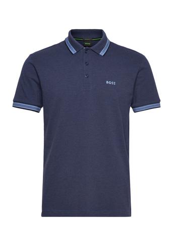 Paddy Polos Short-sleeved Blå BOSS