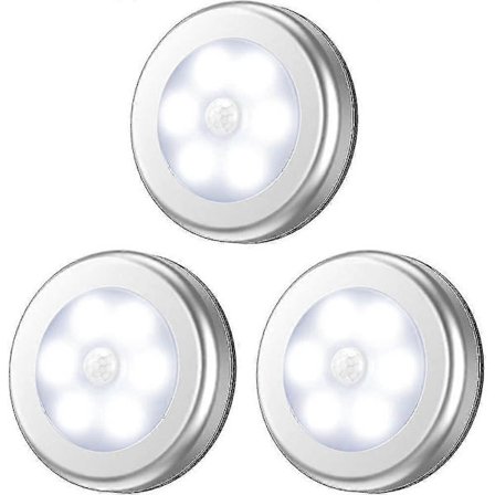 Bevægelsessensorlampe. Skabsdetektor LED-lampe. Trappelampe. Skabslampe