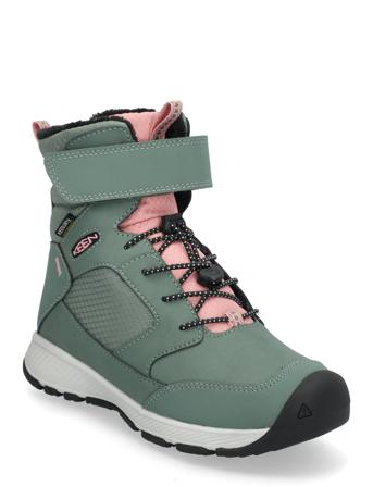 Ke Skua Winter Wp Y-Dark Forest-Rose Elegan Vinterstøvler Med Burrebånd Green KEEN