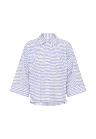 Soaked In Luxury SLPhilina Merona Shirt Skjortor Dam Blå L