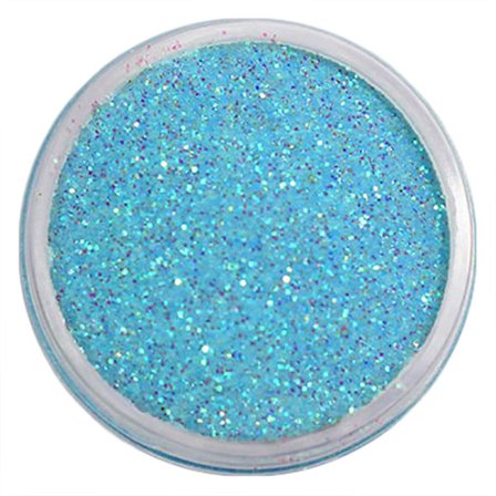 Negleglitter - Fint - Turkis - 8ml - Glitter