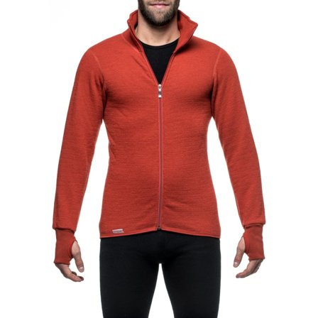 Woolpower Full Zip Jacket 400 Men Mid layer tops Red L