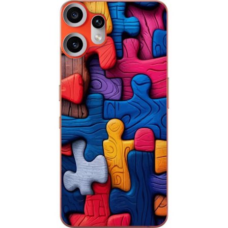 Kompatibel Mobilcover til Nothing Nothing CMF Phone 2 Pro Livlig illustration med Stitch blandt lyserøde æbler i en blød pastelldesign, der kombine