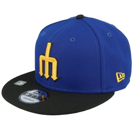 New Era - MLB Ble snapback Czapka Z Daszkiem - Seattle Mariners MLB24 City Connect Off 9FIFTY Royal/Black Snapback @ Hatstore