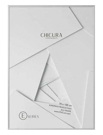 ChiCura Alu Frame E - Silver - Acrylic - Silver - 70X 100CM