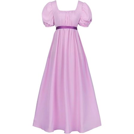 Regency Klänningar för kvinnor med satäng skärp