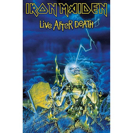 Posterflagga - Iron Maiden - Live After Death