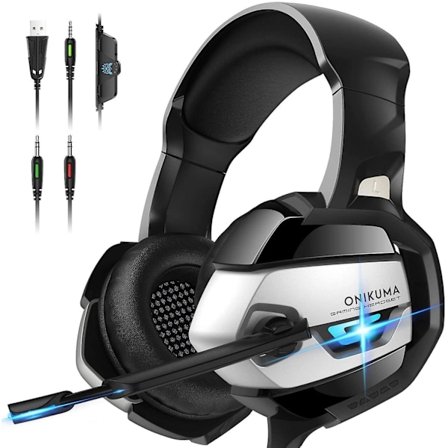 Stereo Pc Gaming Headset With Noise Canceling Mic For Ps4 Ps5 Xbox Series