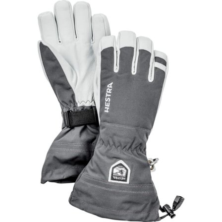Hestra Army Leather Heli Ski Men ski gloves Grey 6