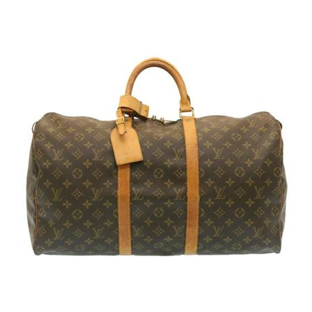 Louis Vuitton Vintage, Pre-owned Keepall 50 Bruin, Dames, Maat:ONE Size