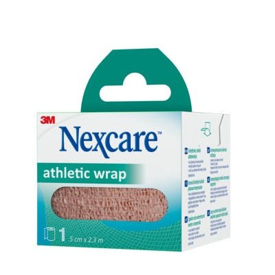 Nexcare Athletic Wrap støttebandasje 5 cm x 2,3 m brun 1 stk