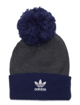 Adicolor Collegiate Pom Beanie Accessories Headwear Beanies Blå Adidas Originals