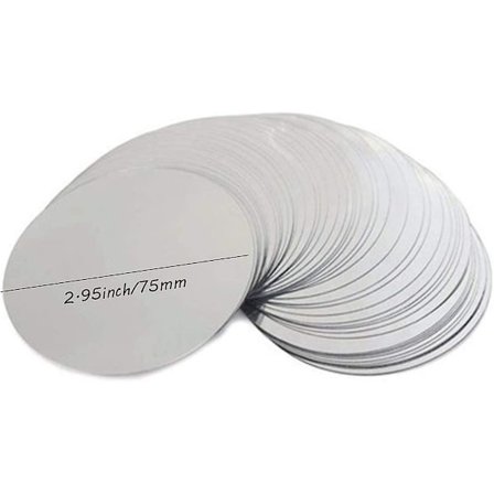 "Stop The Drop Vinkande Anti-dryp Vinkande Disk - Dryp Til Tuder Genanvendelig Dryp Stop Disk Vinkande Disk Flaskesystem (50 Stk)