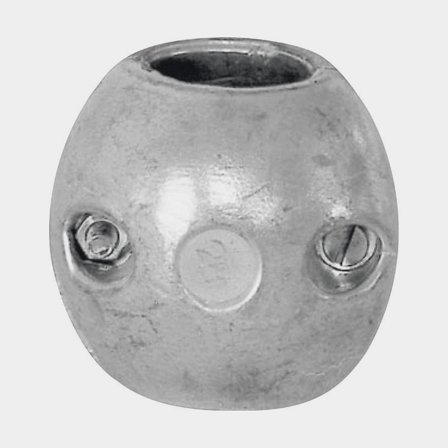 Zinkanod Plastimo, till axel, Ø38 mm/Ø65 mm, lång