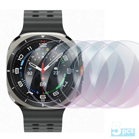 1-5 st Härdat Glas för Samsung Galaxy Watch 7 Ultra Watch7 40 44 SmartWatch Skärmskydd Skyddsglas Lätt att Installera
