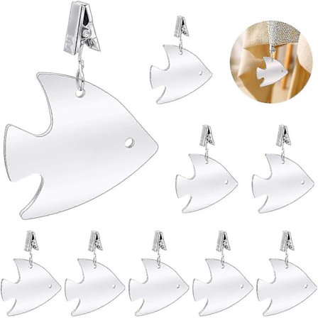 Kraftige borddukholdere med klemmer (10)[D]