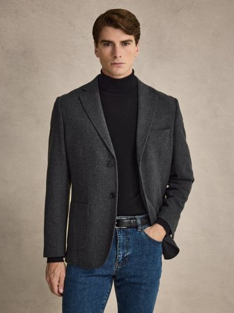 John Henric Men's Grauer Blazer Tailored Fit Size 48