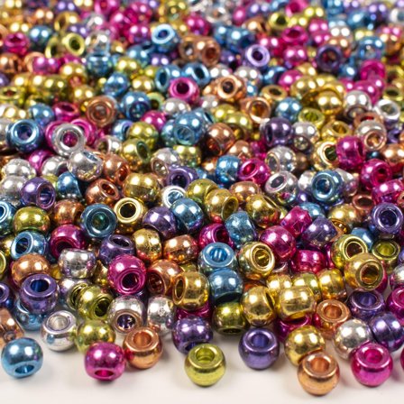 PLAYBOX Kongopärlor metallic 1000/fp - Lyreco - Skola och förskola - Hobbymaterial - Pärlor