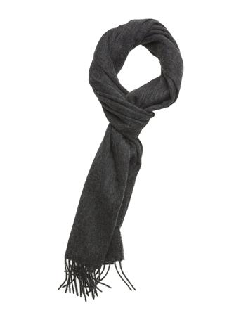 Slhtope Wool Scarf B Accessories Scarves Winter Scarves Grå Selected Homme