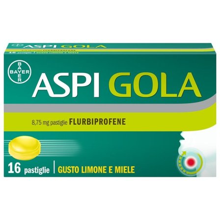 Aspi Gola Caramelle Antinfiammatorio per Gola Infiammata e Mal di