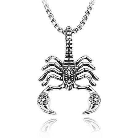 Guld Sølv Sort Skorpion Vedhæng Halskæder Til Mænd Fest Jubilæumsgave