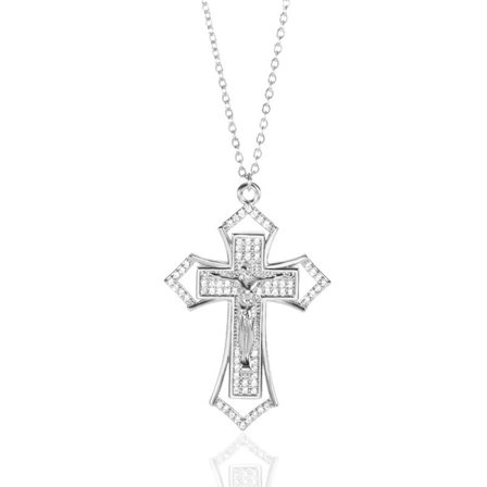Religiösa smycken Rhinestone Christian Jesus Penda