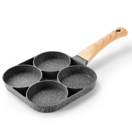 4 Koppar Non-Stick Pannkakspanna Universal Gas Induktionshäll Medicinsk Sten Äggstekpanna