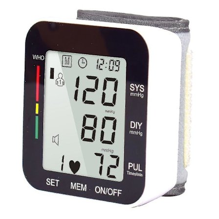 Automatic Digital Wrist Sphygmomanometer Bp Cuff Machine Equipment