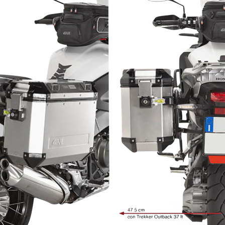 Givi Specific Trekker Outback Rapid Release Fäste - Honda VFR 1200 X Crosstourer 2012-2018